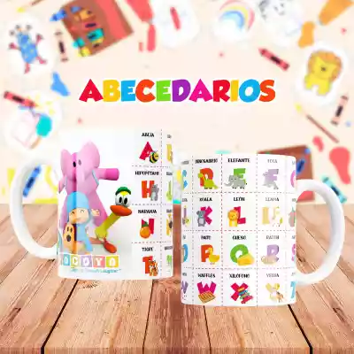 vectores plantilas ALFABETO,ABECEDARIO,LETRAS,NIñOS,CARICATURA,NIÑA,NIñO,